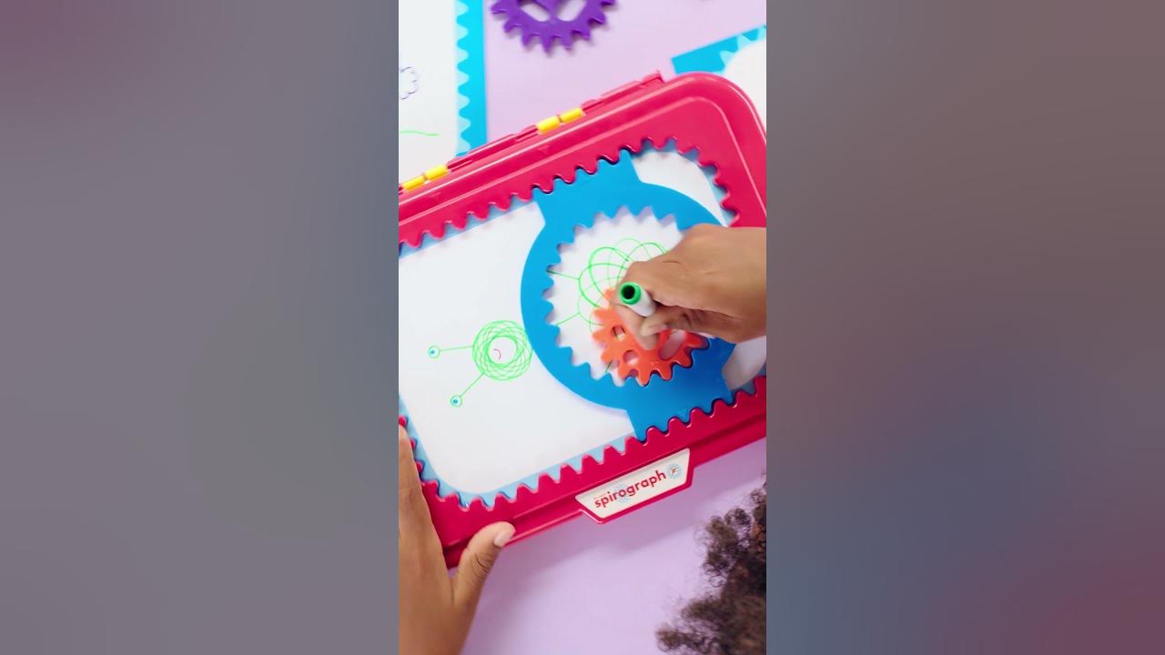 Spirograph Junior, Creativity In Motion For Young Artists! #kids #art  #drawing 