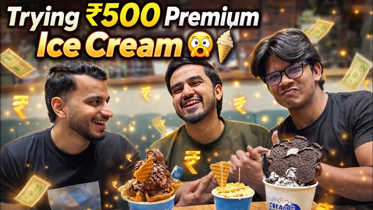 Is ₹500 Ice Cream Really Premium? 🤯🍨 Honest Review..| Day-12 Of Ramzan..❤️