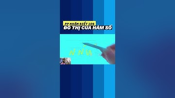 Mẹo nhận biết đồ thị hàm số P1 #toanthaygiang #toan12thaygiang