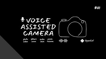 Voice Assisted Camera | Python OpenCV Project | Voice commands in camera | Code in Description