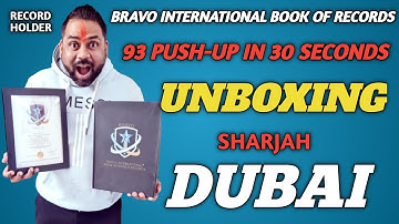 UNBOXING BRAVO INTERNATIONAL BOOK OF RECORDS | VIJAY SHINDE | WORLD RECORD HOLDER