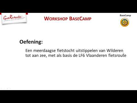 Workshop BaseCamp 10   Oefening   Trektocht van Wilderen naar de zee