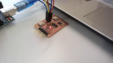 Attiny44 board programming by Arguing ISP