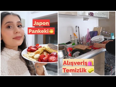 BENİMLE 2 GÜN! 🌝 MARKET ALIŞVERİŞİ | TEMİZLİK | JAPON PANKEKİ