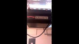how to adjust the chain tension of a legacy garage door opener