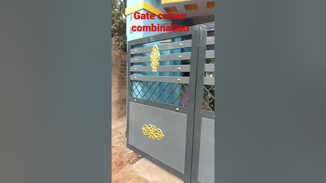 gate colour combination, smoke grey 0616 + ad. grey 0601 + gold. #