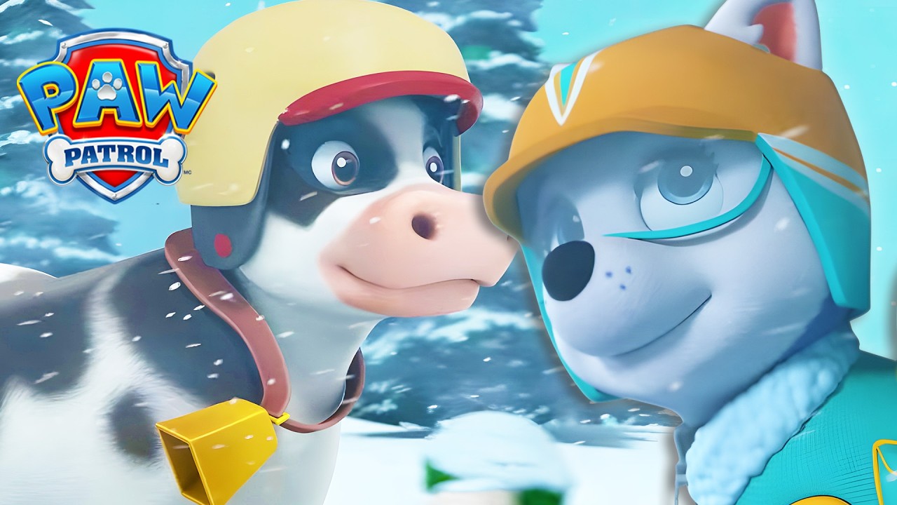 Everest rettet eine eingeschneite Kuh! 🐄- PAW Patrol Germany - Cartoons für Kinder