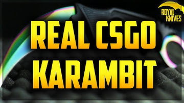CSGO FADE KARAMBIT "REAL LIFE CSGO KARAMBIT" KNIFE CINEMATICS