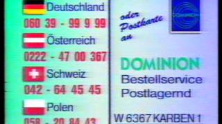 Alte Werbung Werbeblock Rtl 2 Ca. 1993