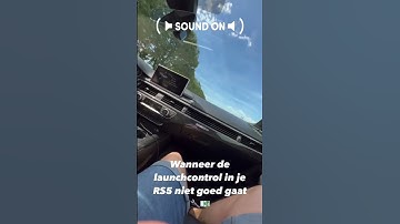 Audi RS5 LAUNCH CONTROL FAIL !