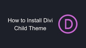 How to Install Divi Child Theme