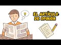 Comprensión del Artículo de Opinión y Resolución de Conflictos