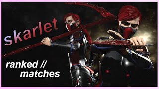 Ranked Skarlet Gameplay - Mortal Kombat 11