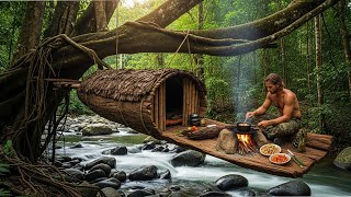 265 Days Alone Building a House and Surviving in the Tropical Forest | Start to Finish