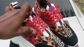 Leopard Versace Chain Reaction Shoes 
