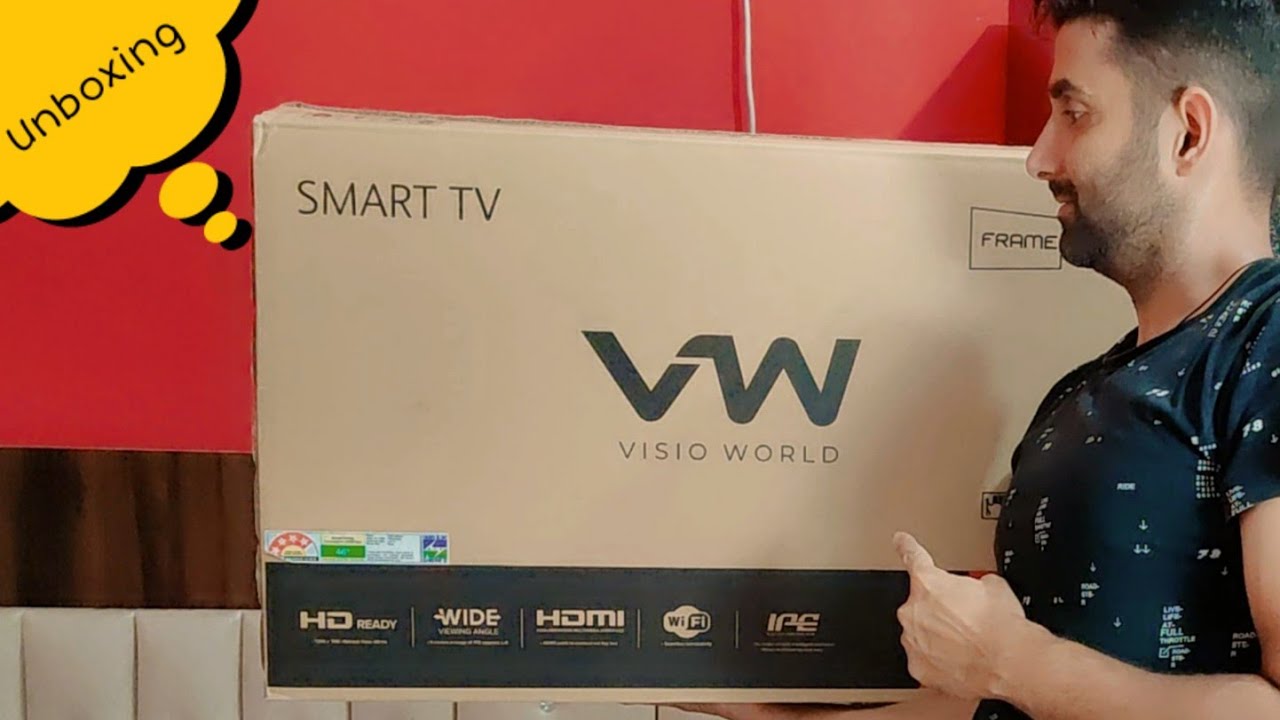 VW 32 inches Frameless smart tv 