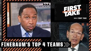 Paul Finebaum's Top 4 teams ahead of the College Football Playoff Rankings | First Take
