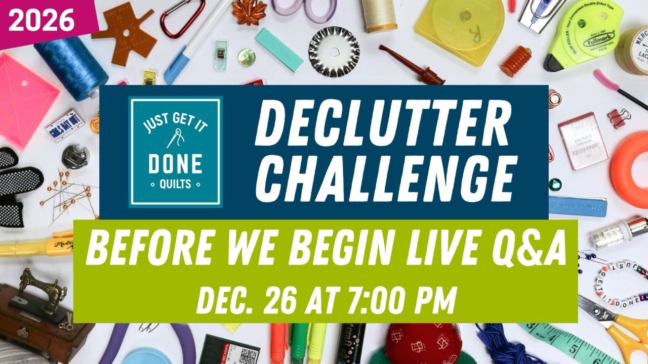 Declutter Challenge Q&A Dec 26th 7:00pm EST