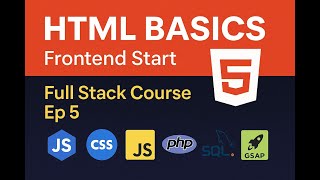 HTML Explained | Episode 5 - Full Stack Web Development in Urdu/Hindi (HTML, CSS, JS, PHP, MySQL)