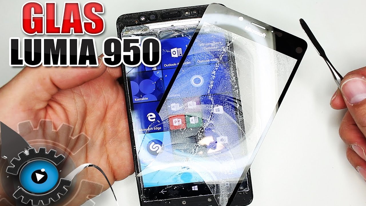Microsoft Lumia 950 GLAS Wechseln Tauschen unter 20€ Reparieren [Deutsch/German]