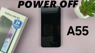 how to turn off samsung galaxy a55 5g | switch off samsung galaxy a55 5g