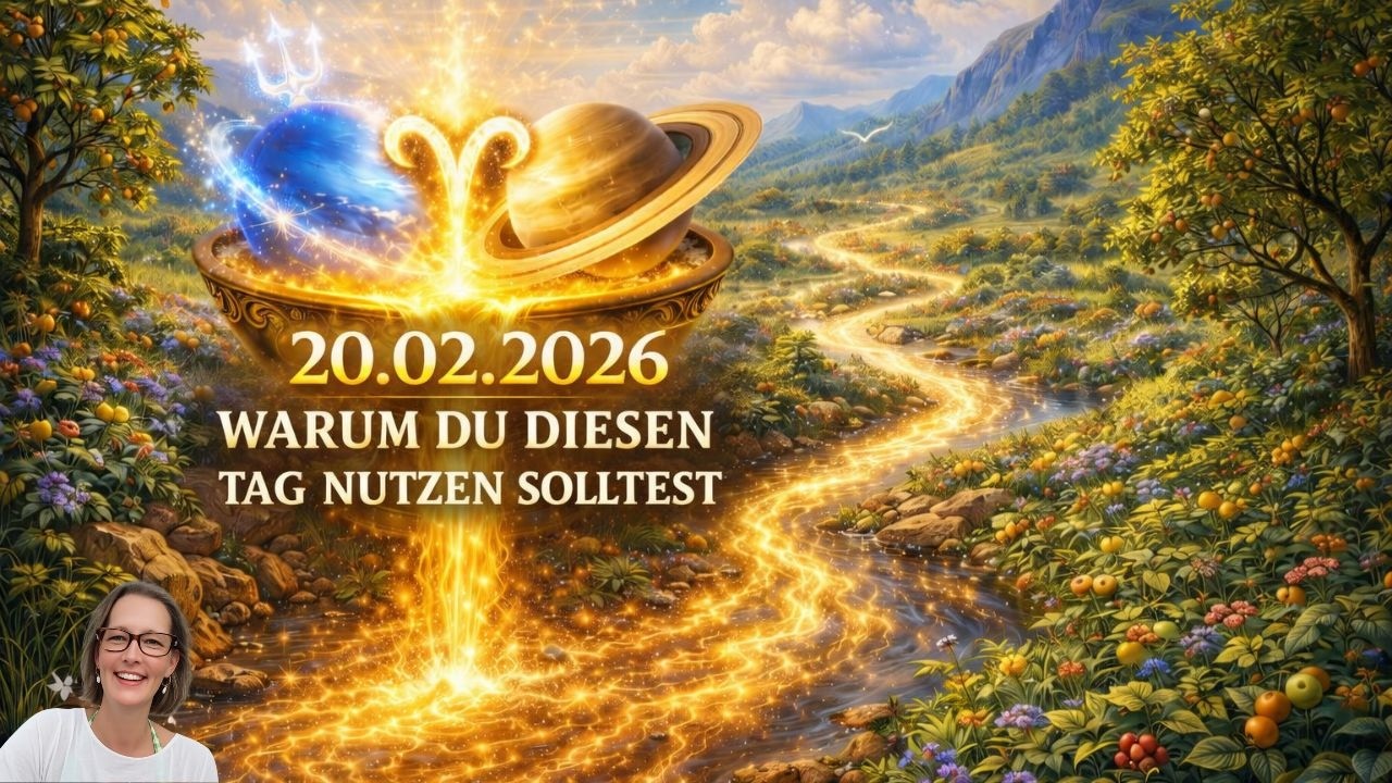 20.02.2026: DAS KOSMISCHE TOR ÖFFNET SICH 🔥 Saturn & Neptun auf 0° Widder!