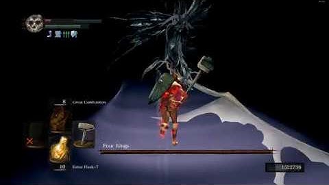 Four Kings (NG+6, SL1, no rolling/blocking/parrying)