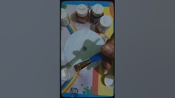 Easy CD painting ideas||How to paint on CD||Lipstick art||Makeup art#shorts#short#shortvideo#viral