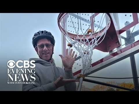 Man gives back by donating and installing nets on local basketball hoops