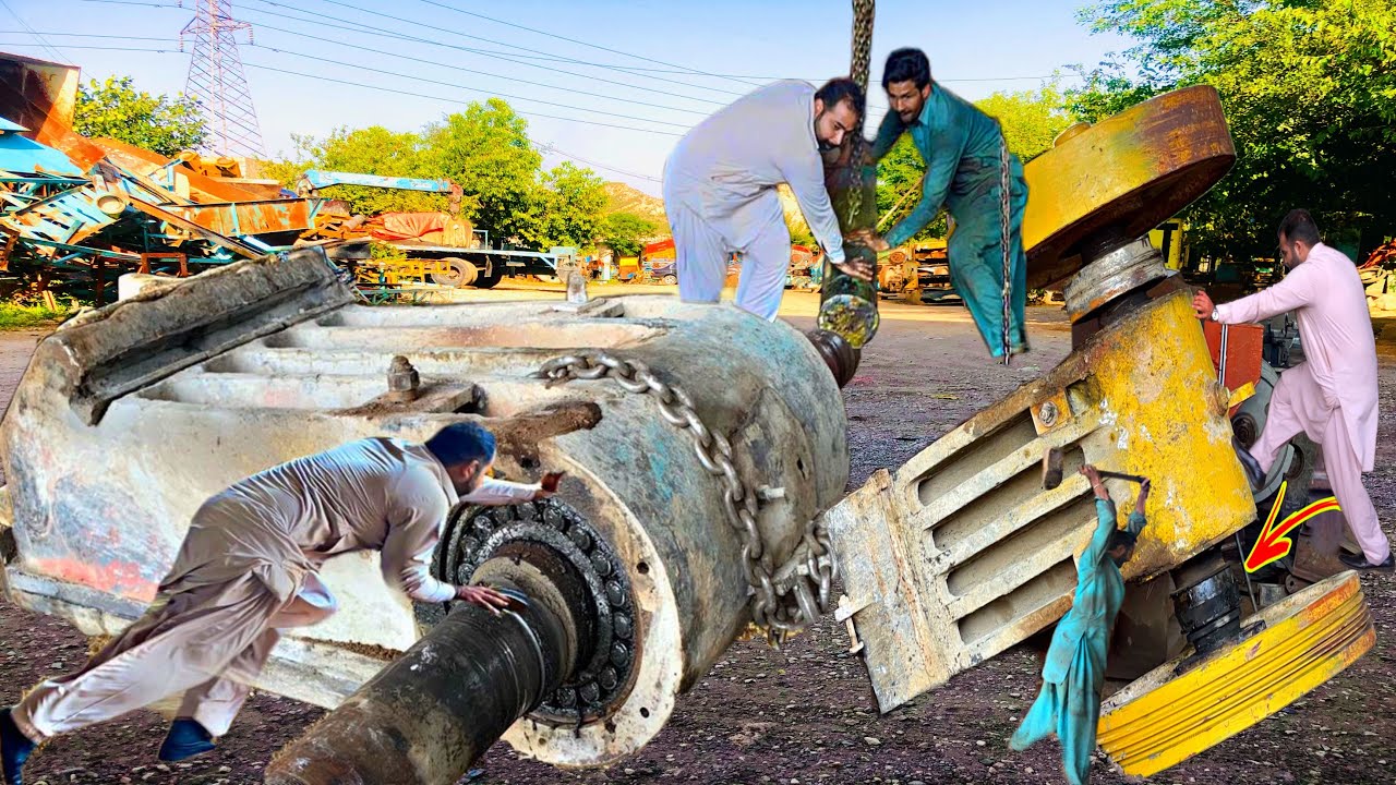 How to Repair and Upgrade Giant Stone Breaker Machine : This was ...