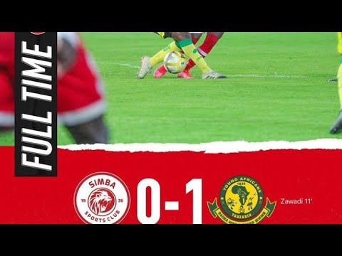 Simba 0 1 Yanga Fulltime Goli La Zawadi Mauya