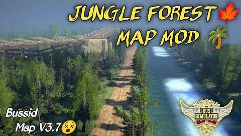 Bussid Map Mod V3.7_ Download india kerala jungle🌴🍂 map mod fot bus simulator indonesia#junglemap🌴🌴