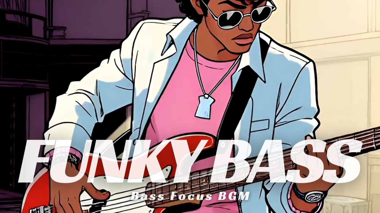 Funk Fusion Slap Bass BGM | Groovy Funk Bass for Work & Relax