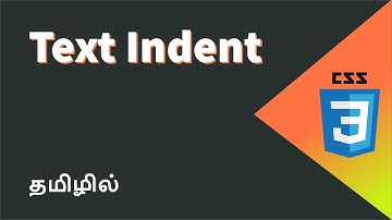 CSS Text Indent Property Explained in Tamil