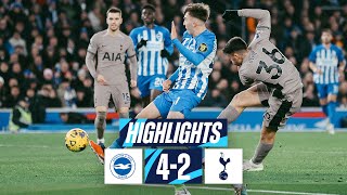 BRIGHTON 4-2 TOTTENHAM HOTSPUR \/\/ PREMIER LEAGUE HIGHLIGHTS