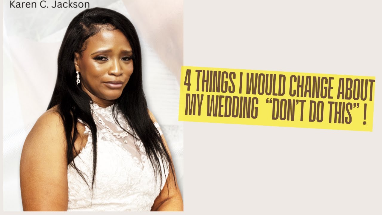 4 Things I Wish I Had Done Differently At My Wedding - YouTube