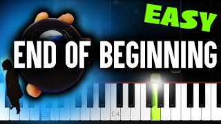 Djo - End Of Beginning - EASY Piano Tutorial chords