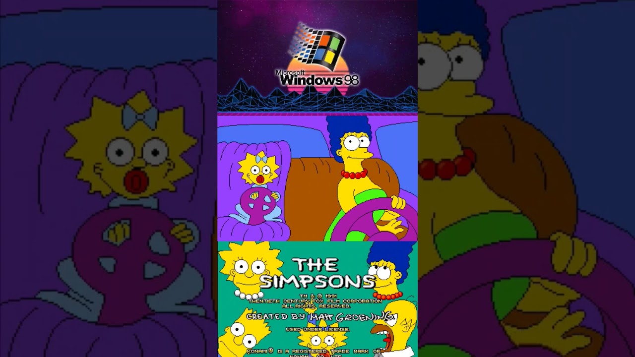 The Simpsons Arcade for DOS 