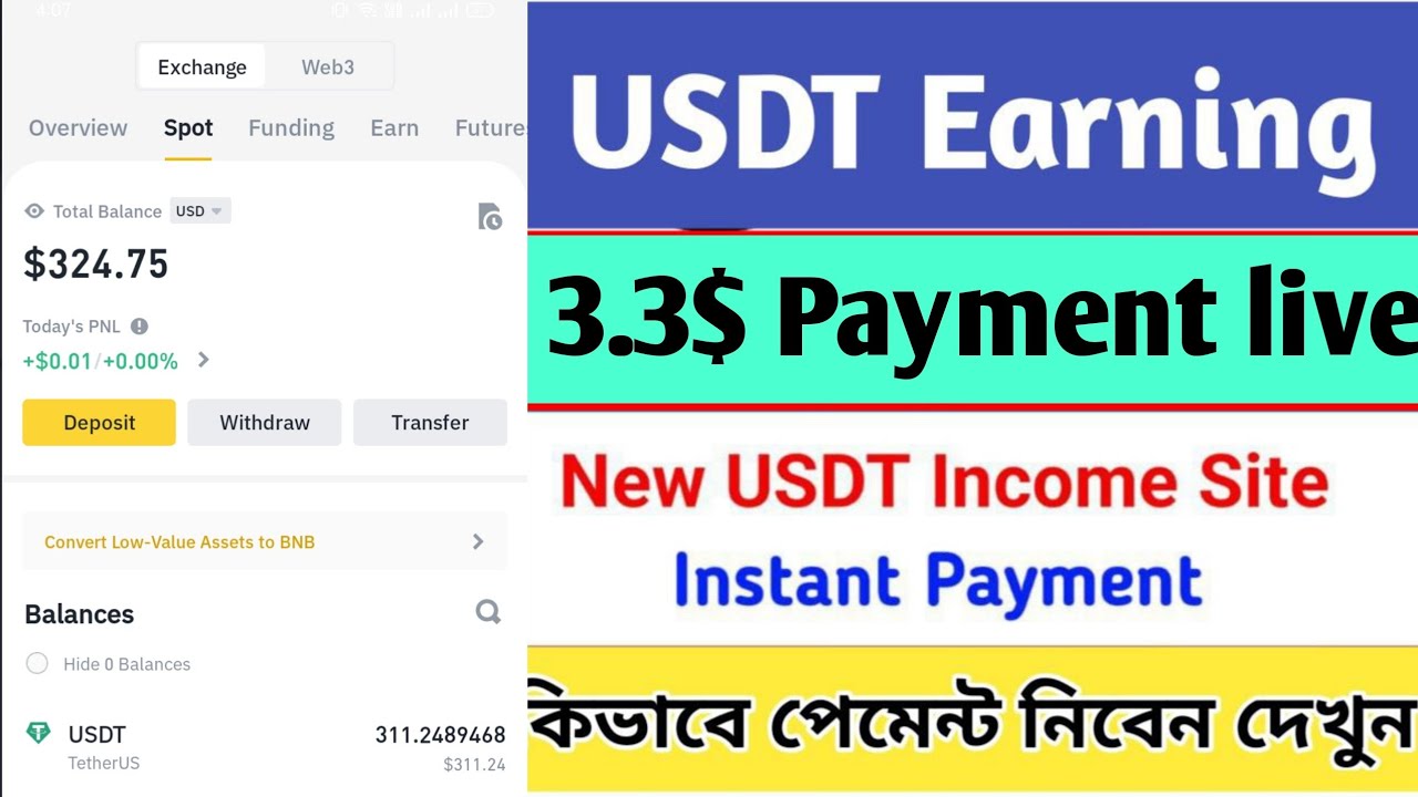 live payment 3.30 best new auto site Binance offer today