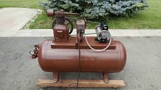Starting a 55 year old Air Compressor - 1965 Devilbiss
