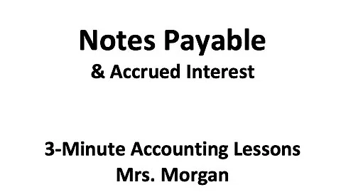 Notes Payable and Accrued Interest