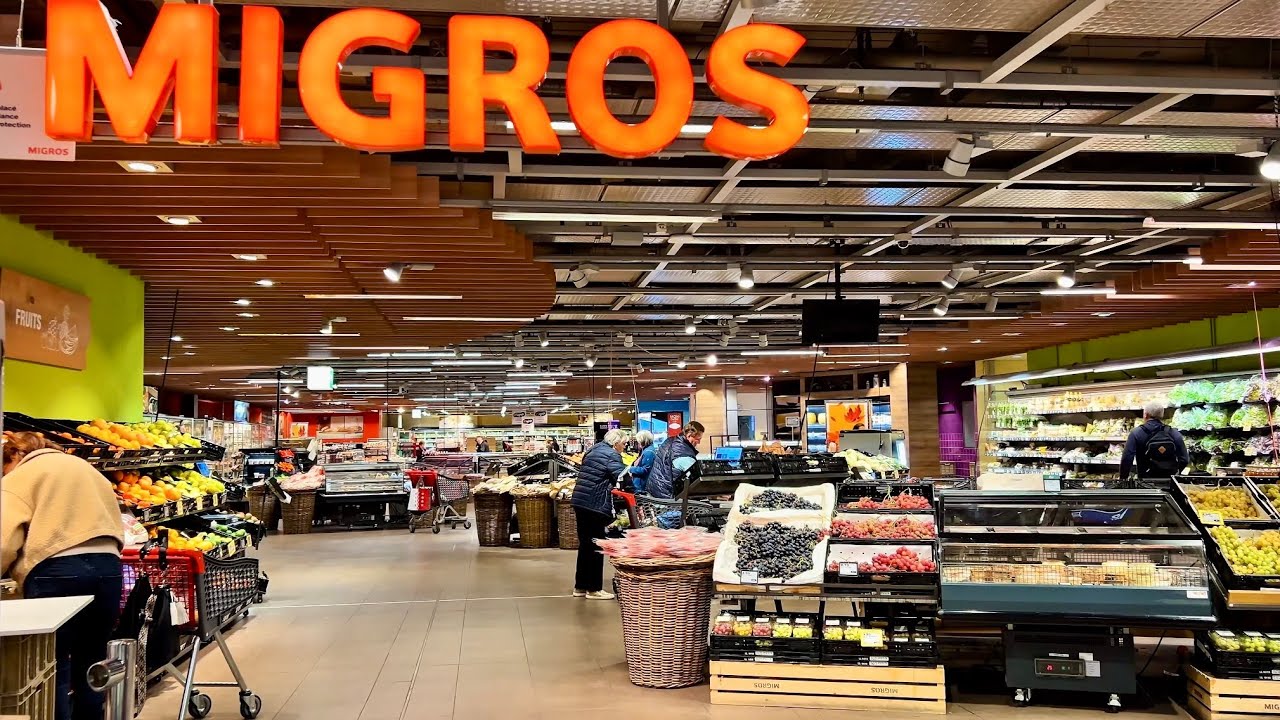 Food Prices in Migros🇨🇭Swiss Supermarket || Shopping || Travel Guide 