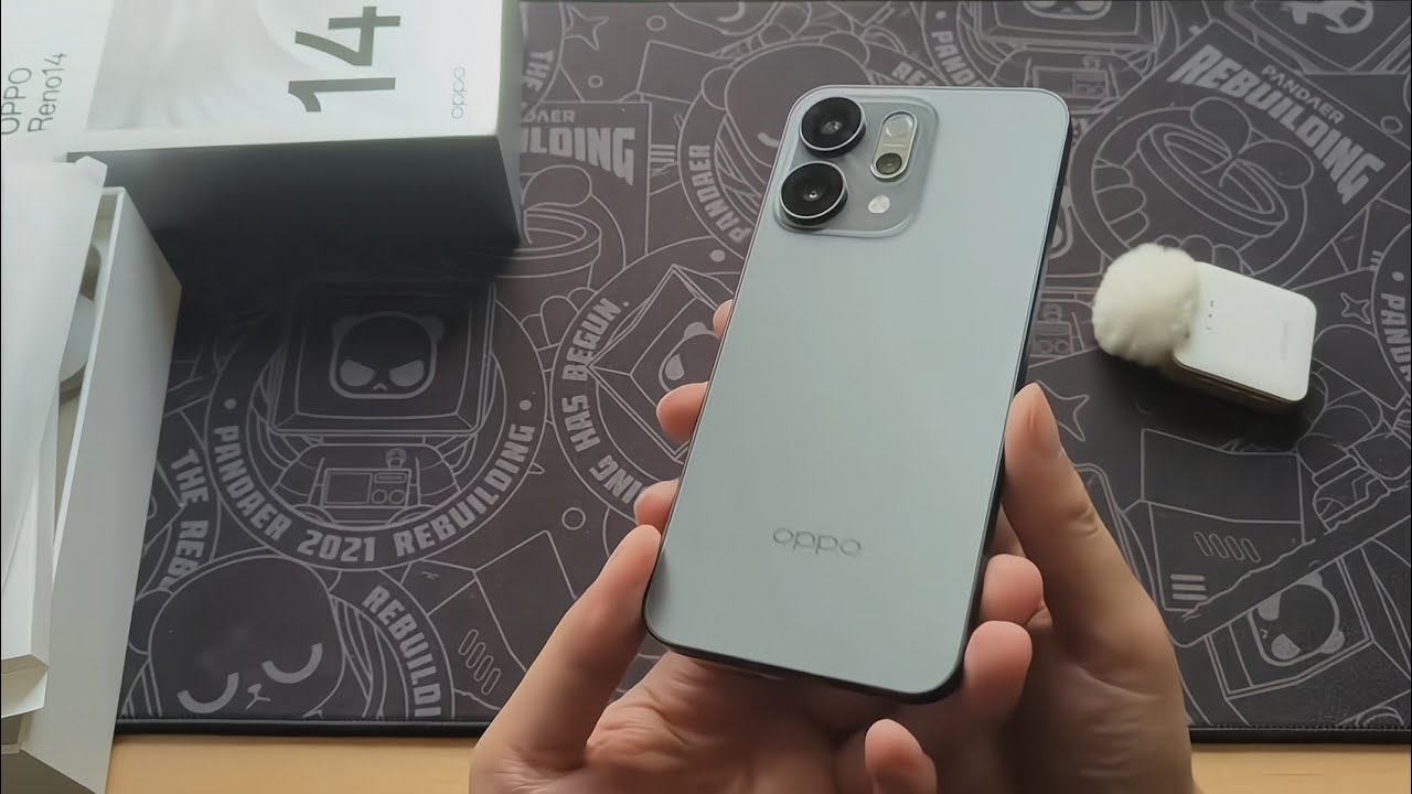 Oppo Reno 14 5G Black Unboxing & Camera Test!