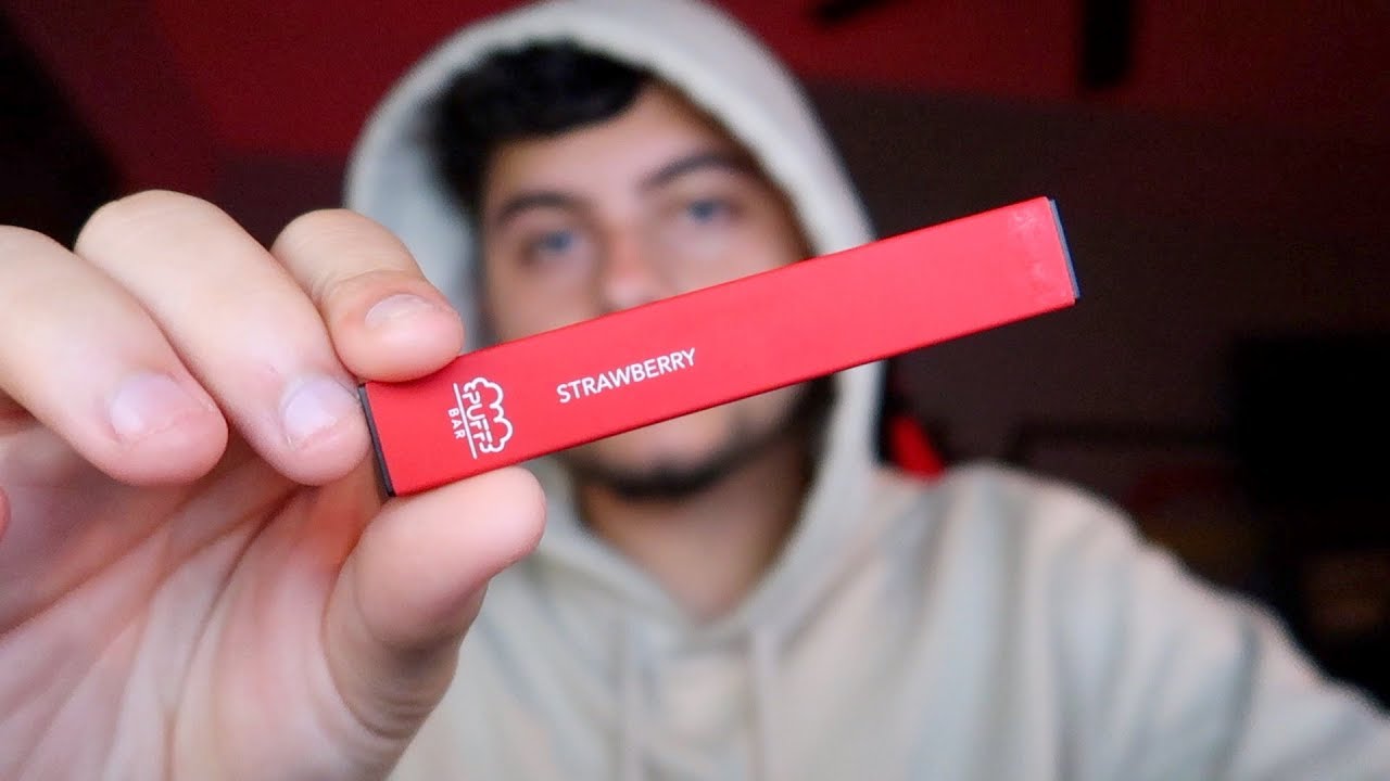 Strawberry Puff Bar Disposable Vape Review - YouTube