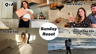 Sunday reset in our new house/Q+A do we want more babies?! Day in the l life