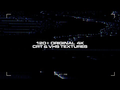 4K CRT & VHS Textures - Steven McFarlane Design