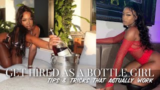 EVERYTHING YOU NEED TO KNOW TO GET HIRED AS A BOTTLE GIRL | TIPS THAT ACTUALLY WORK | Zahria Shantí