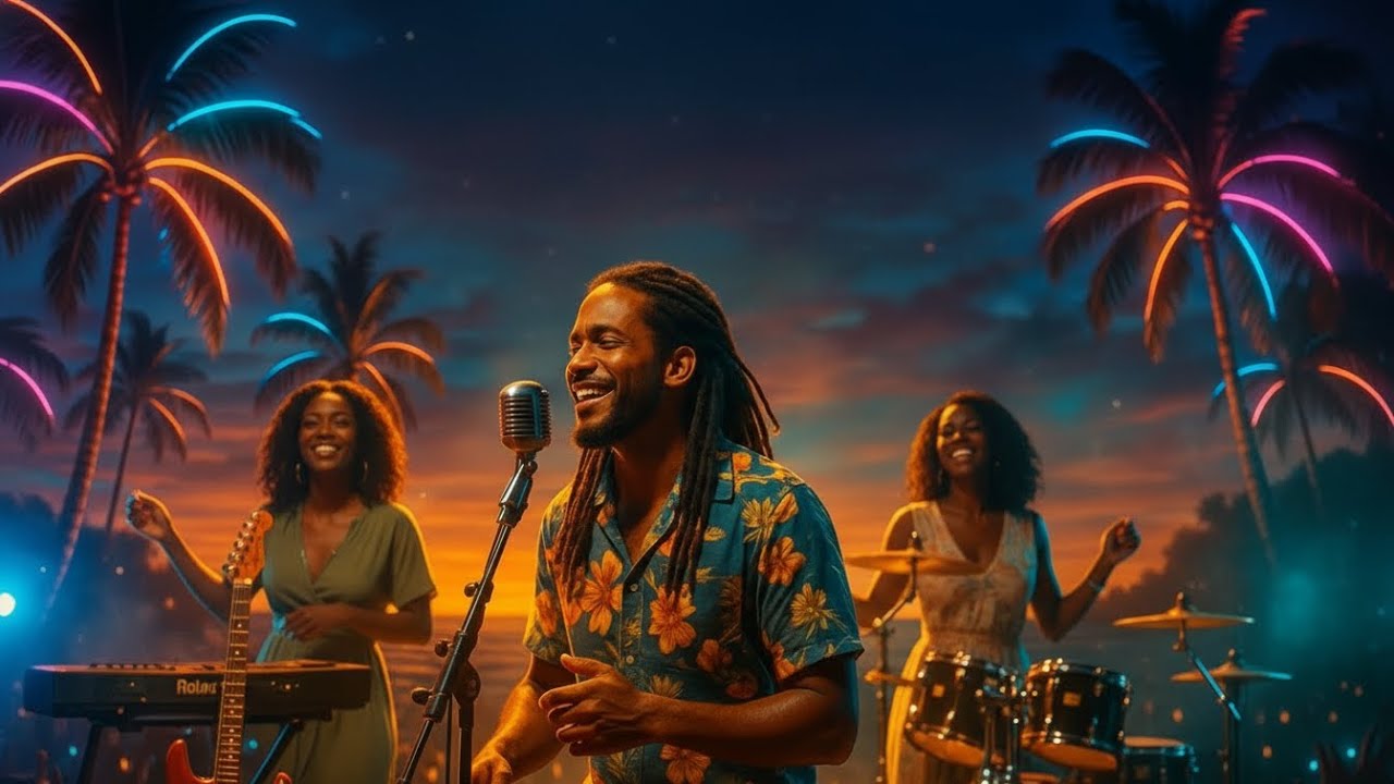 Тропическое регги, валентинка 🌴 Спокойная, расслабляющая островная музыка для отдыха и хорошего н...