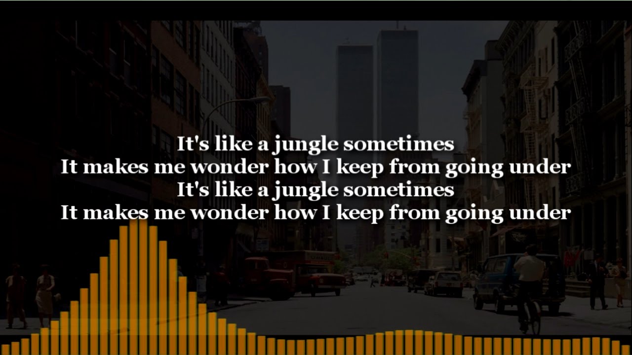 Grandmaster Flash lyrics The Message It's like a jungle sometimes It