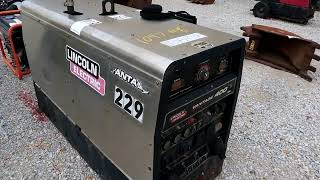 LINCOLN ELEC. VANTAGE 400 WELDER (3288 HRS) For Sale